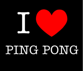 I Love Ping Pong Shirt Yasaka