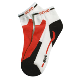 GEWO Socks Short Flex III Wit/Rood