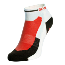 GEWO Socks Short Flex III Wit/Rood