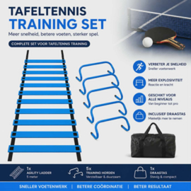 Agility Ladder & Horden Trainingsset Uwtafeltennisspecialist