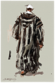 Man in traditionele kledij