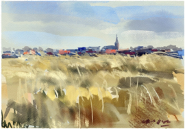 Aquarel Domburg