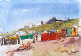 Aquarel Domburg