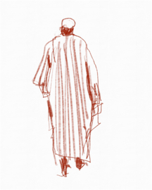 Man in traditionele kledij