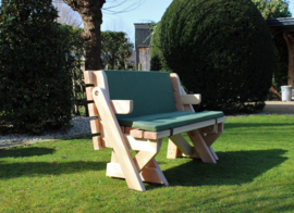 Kussenset Coco inklapbare picknicktafel (3-delig)