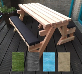 Zitkussens SOUTH voor inklapbare picknicktafel Model XL