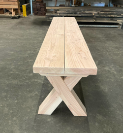 Tuinbank Douglas hout X-poten Finn