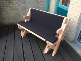 Douglas Bank en tafel 2 in 1 Model M 2 tot 5 personen