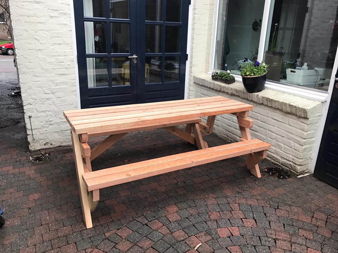 inklapbare picknicktafel