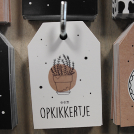 Cadeaukaartje Een opkikkertje