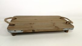 plank met beslag+ handgrepen fero