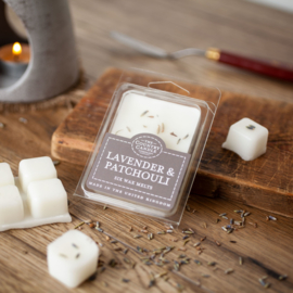 Lavendel en patchouli waxmelts