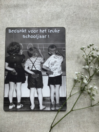 Decobordje bedankt voor het leuke schooljaar