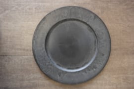 Plastic plate grey 33 cm