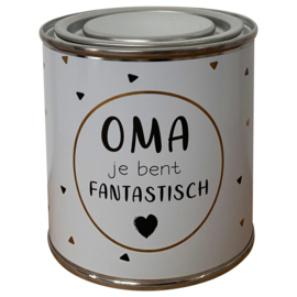 Cadeaublik oma je bent fantastisch