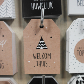 Cadeaukaartje Welkom thuis