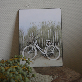 Fiets voor het strand