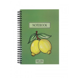 Mijn Stijl || Notebook citroen (groen)