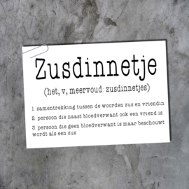 Zusdinnetje