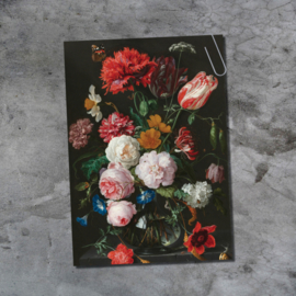 Ansichtkaart - Vaas met bloemen