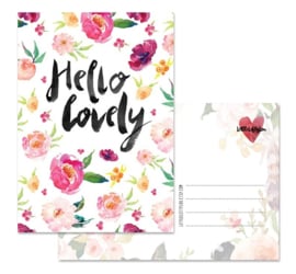 Hello lovely - kaart