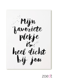 Mijn favoriete plekje - kaart