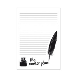 The master plan - notitieblok