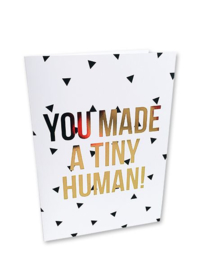 Tiny human - kaart + envelop