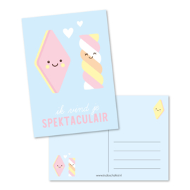 Ik vind je spektaculair - kaart