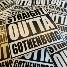 Straight Outta Gothenburg Sticker