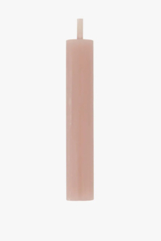 ZUSSS | 4 rustieke kaarsjes 12 cm - Terra roze