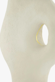 ZUSSS | Polystone ornament vaas - Zand