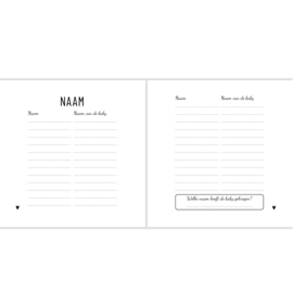 INVULBOEKEN | Lifestyle2Love - Babyshower