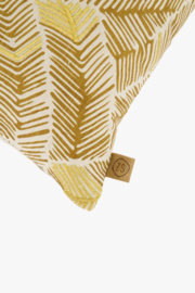 ZUSSS | Kussen graanprint - Zand/oker/goud