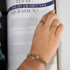 MY BENDEL | Zilveren armband met Picture Jasper edelsteen