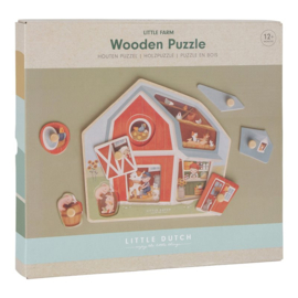 LITTLE DUTCH | Houten puzzel Little Farm