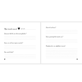 INVULBOEKEN | Lifestyle2Love - Babyboek