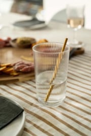 ZUSSS | Longdrink glas met ribbels