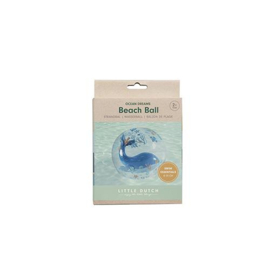 LITTLE DUTCH | Strandbal Walvis 35cm - Ocean dreams blue