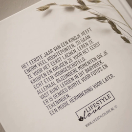 INVULBOEKEN | Lifestyle2Love - Babyboek