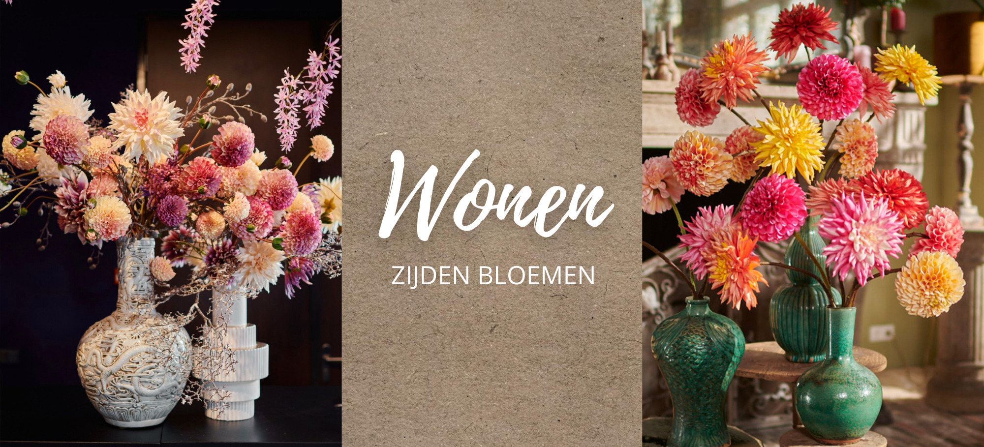 Zijden bloemen