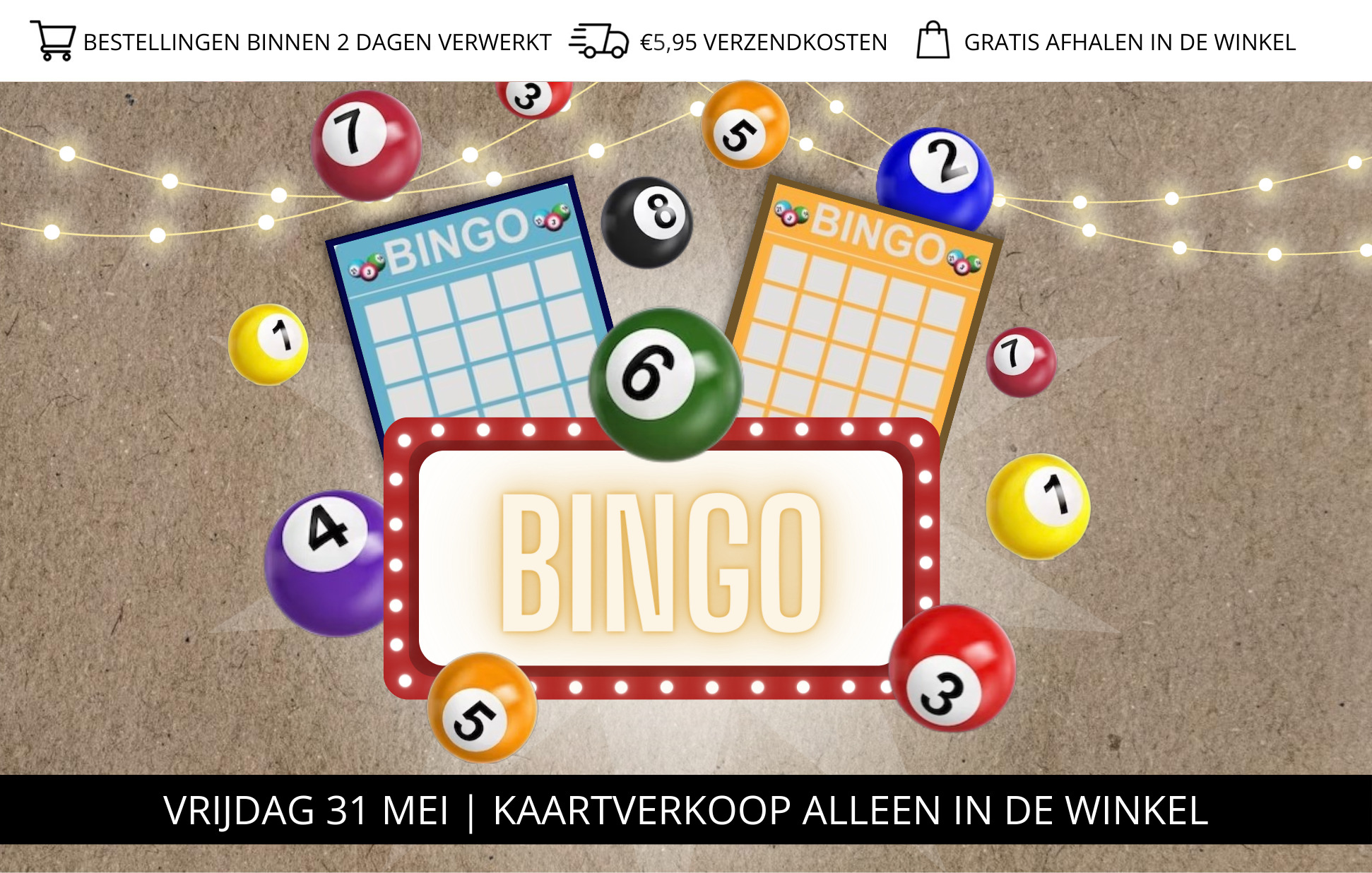 Bingo 31 mei 2024