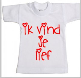 Valentijn mini shirtje