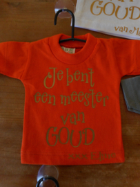 Mini shirt juf-meester Div. prints