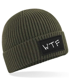 Muts met tekst *WTF