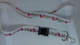 Keycord met Div. VW print