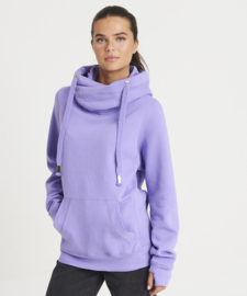 Cross neck hoodie