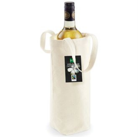 Fairtrade cotton bottle bag (fles geschenk tas)