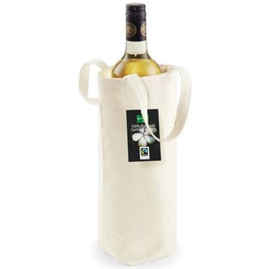 Fairtrade cotton bottle bag