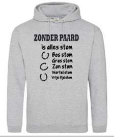 Hoodie (alles stom) Paard